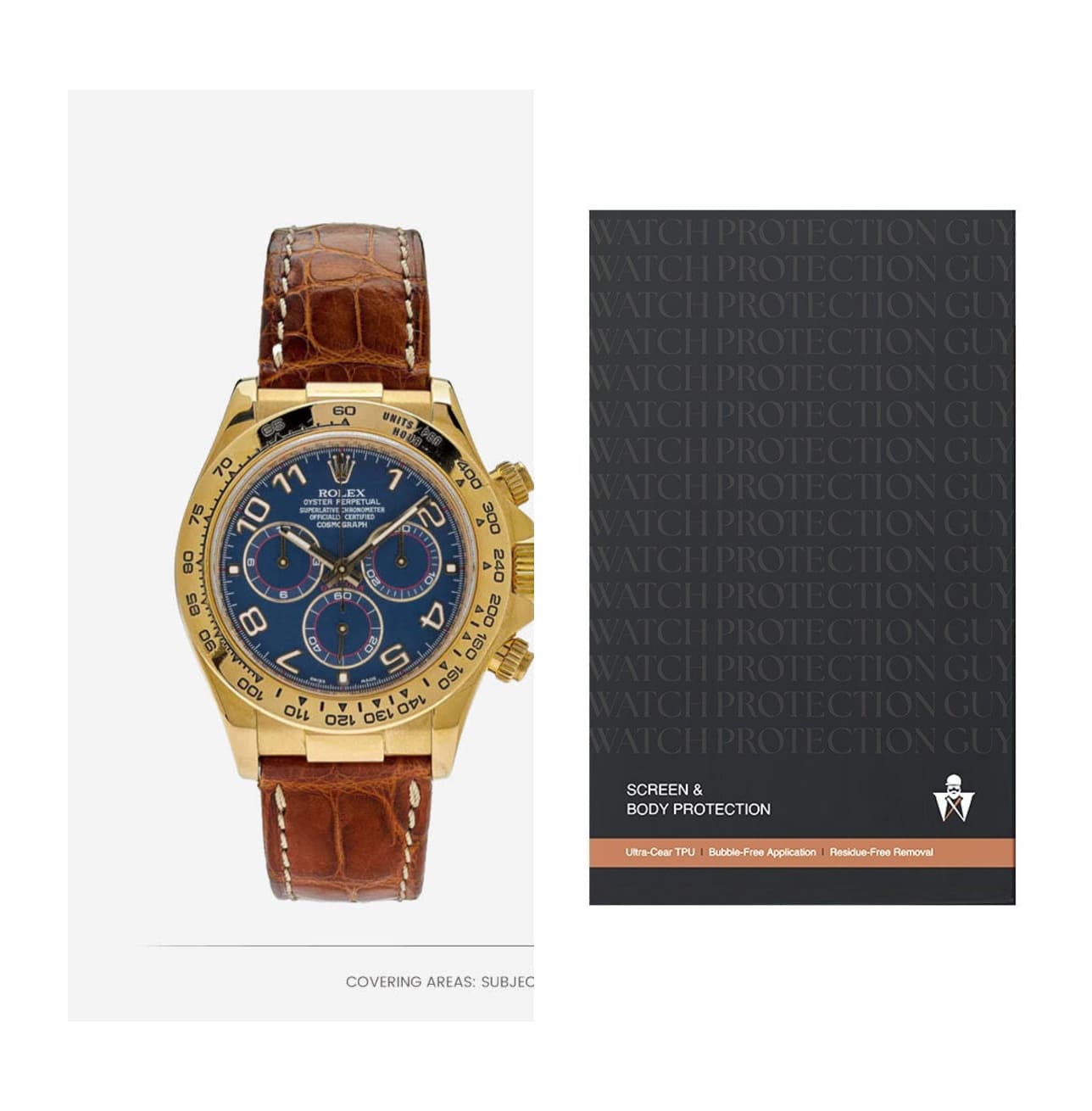 Rolex Daytona 40 116518, protection film kit