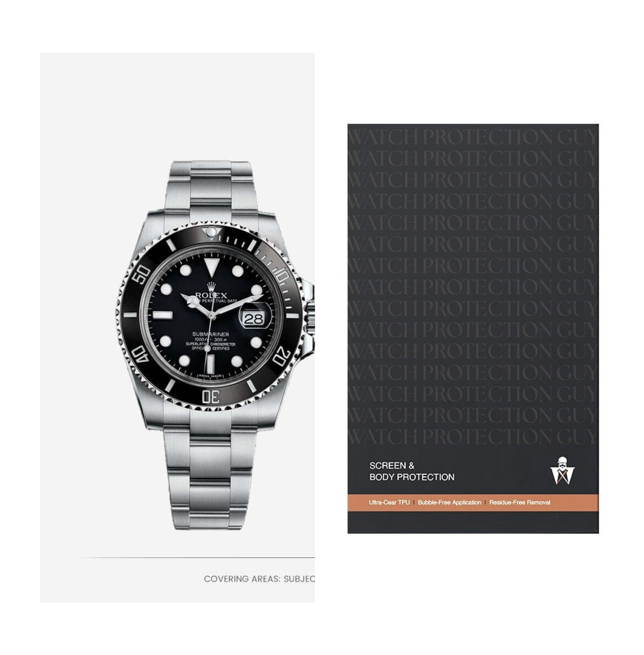 Rolex Submariner 40 116610LN-97200, protection film kit