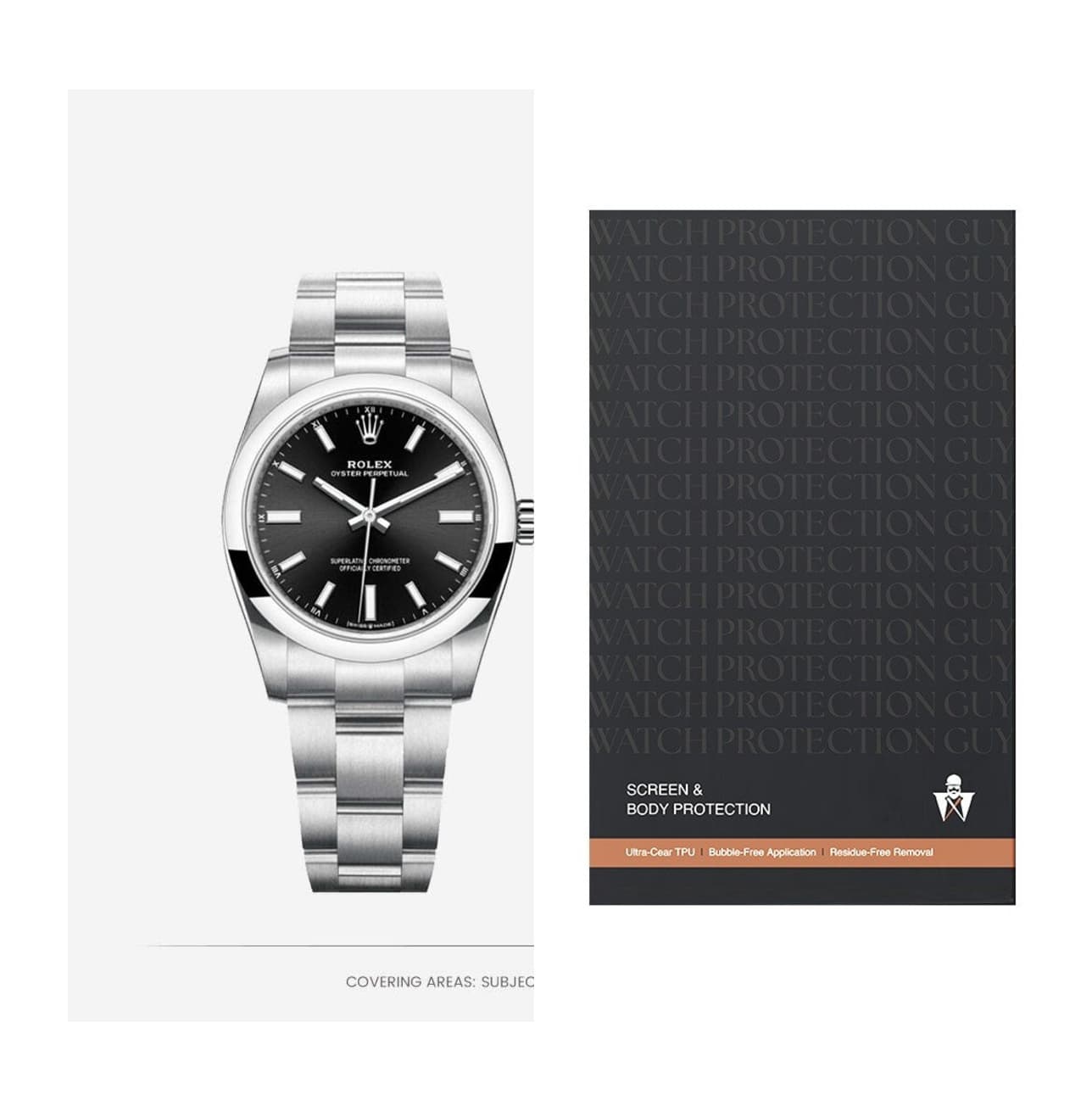Rolex Oyster Perpetual 34 124200-0002, protection film kit