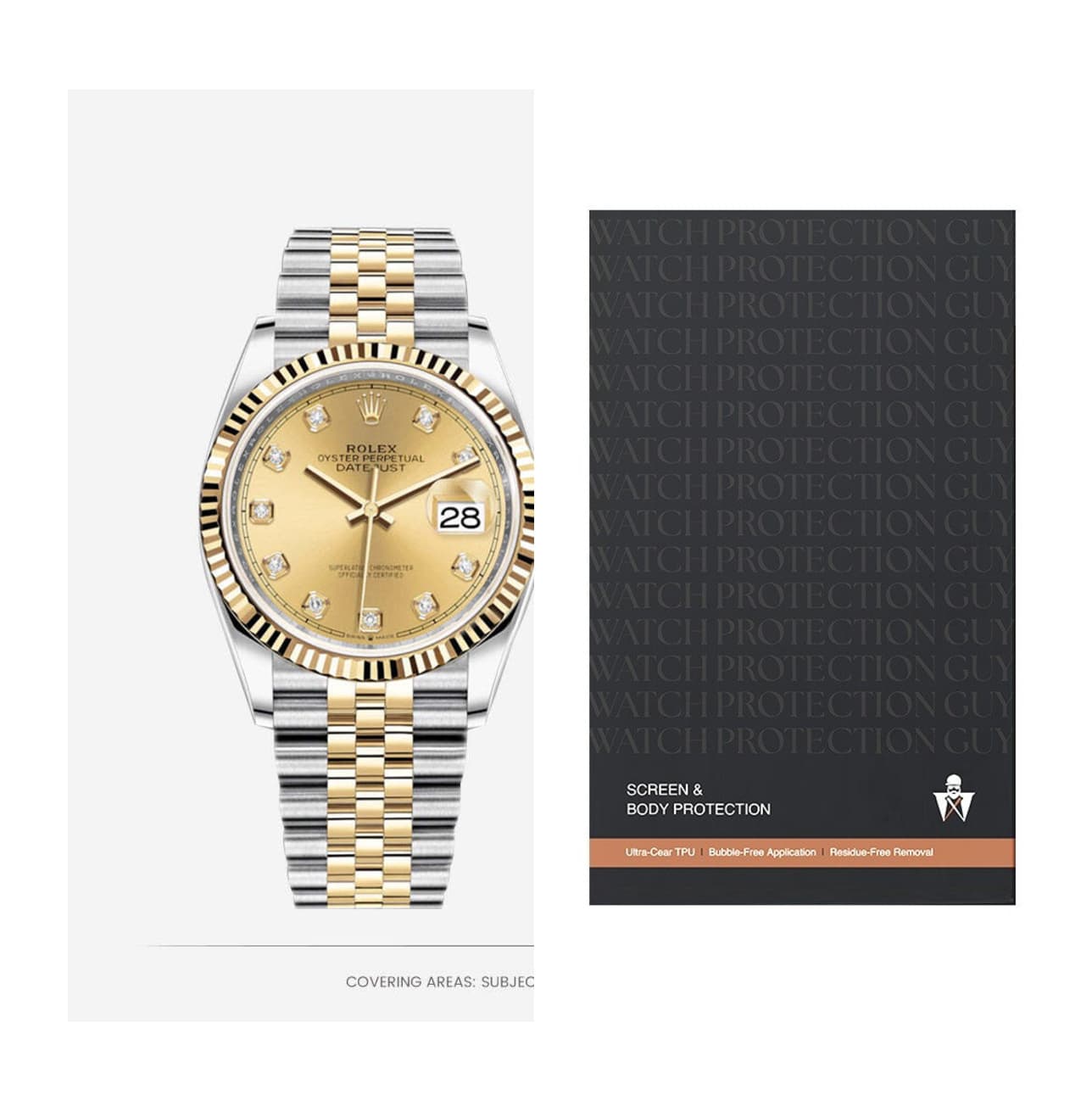 Rolex Datejust 36 126233-0017, protection film kit