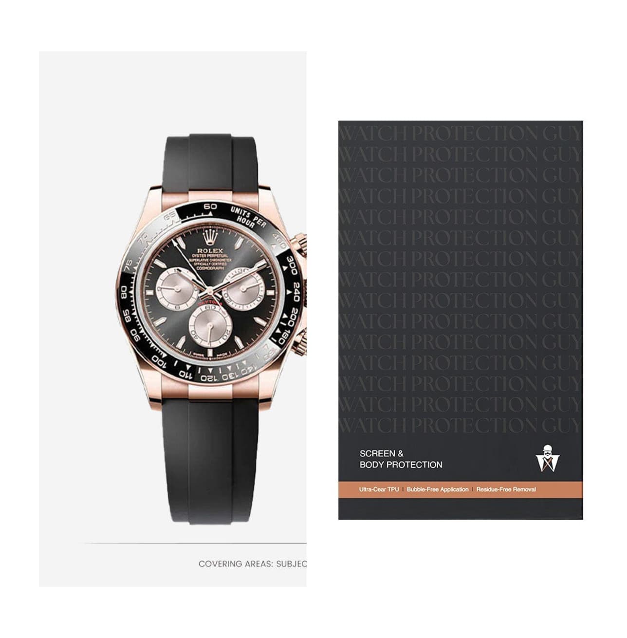 Rolex Daytona 40 126515LN, protection film kit