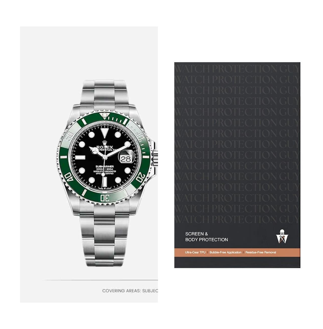 Rolex Submariner 41 126610LV-0002, protection film kit