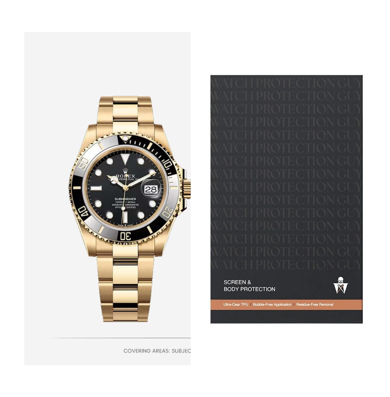 Rolex Submariner 41 126618LN-0002, protection film kit