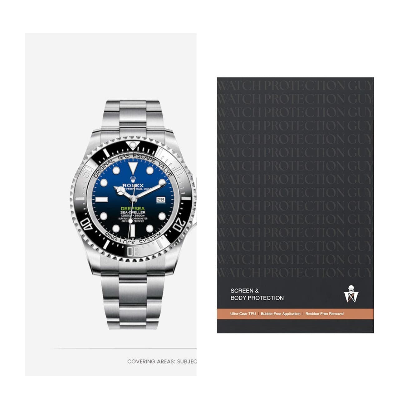 Rolex Sea-Dweller 44 126660-0002, protection film kit