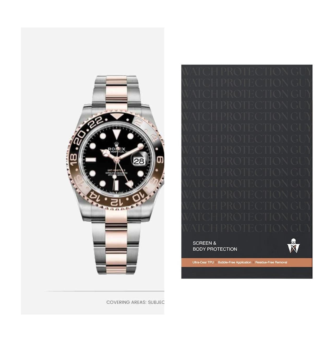 Rolex GMT-Master II 40 126711CHNR-0002, protection film kit