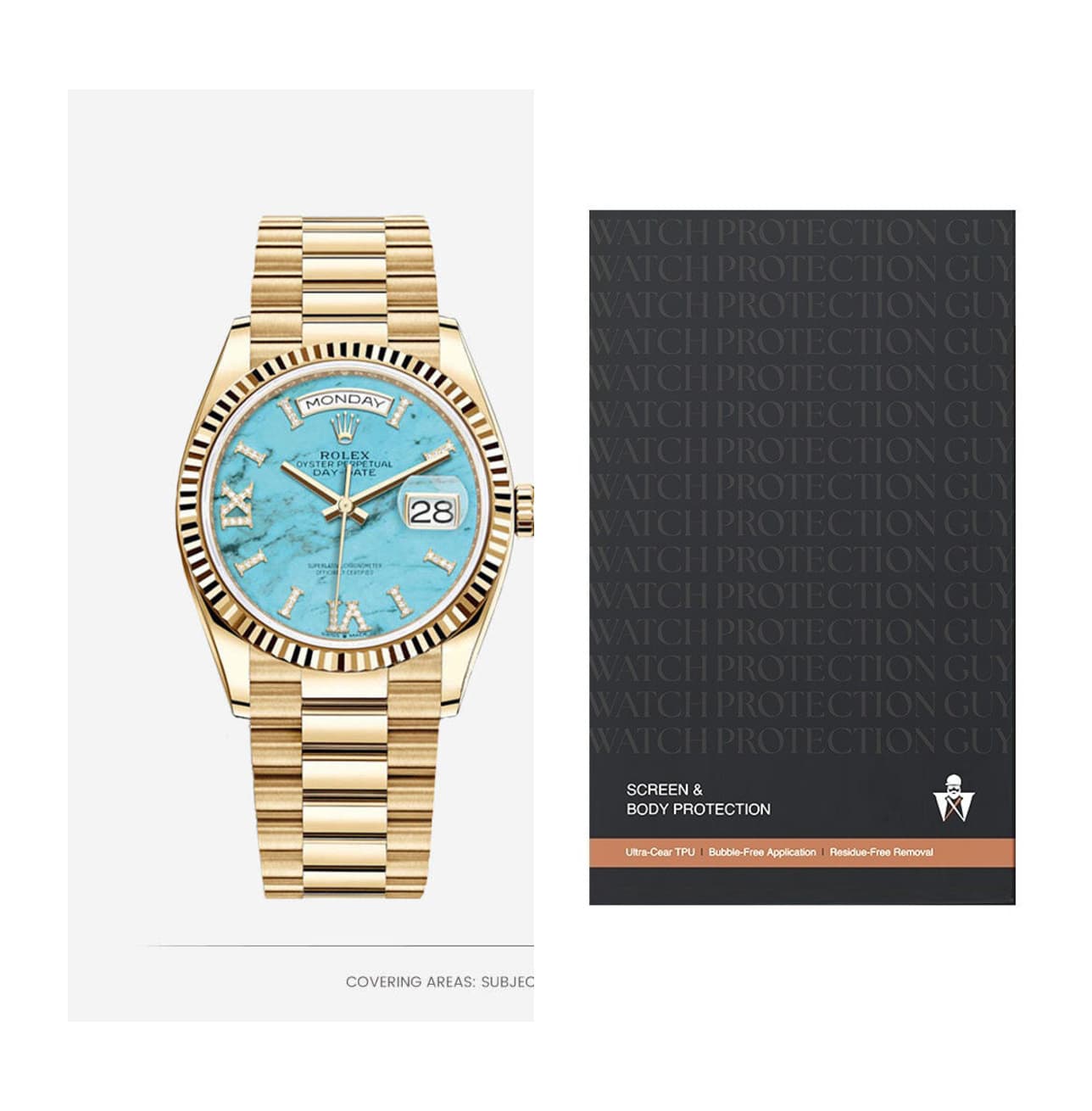 Rolex Day-Date 36 128238-0071, protection film kit