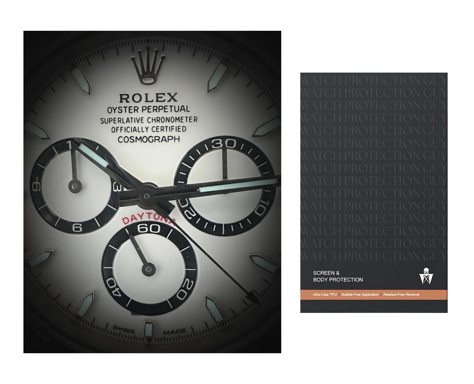 Rolex Cosmograph Daytona 126500LN, protection film kit