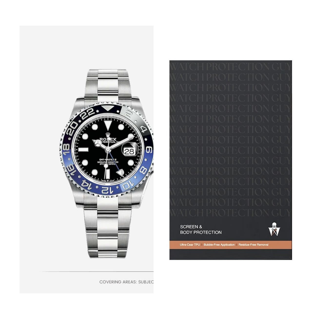 Rolex GMT-Master II 40 126710BLNR-0003, protection film kit