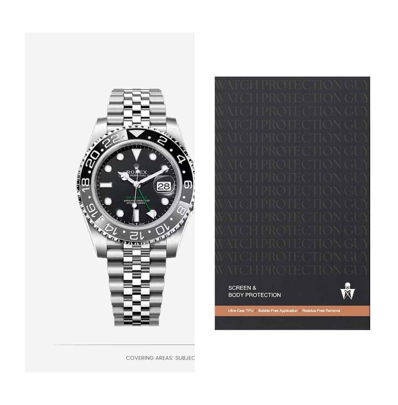 Rolex GMT-Master II 40 126710GRNR-0003, protection film kit