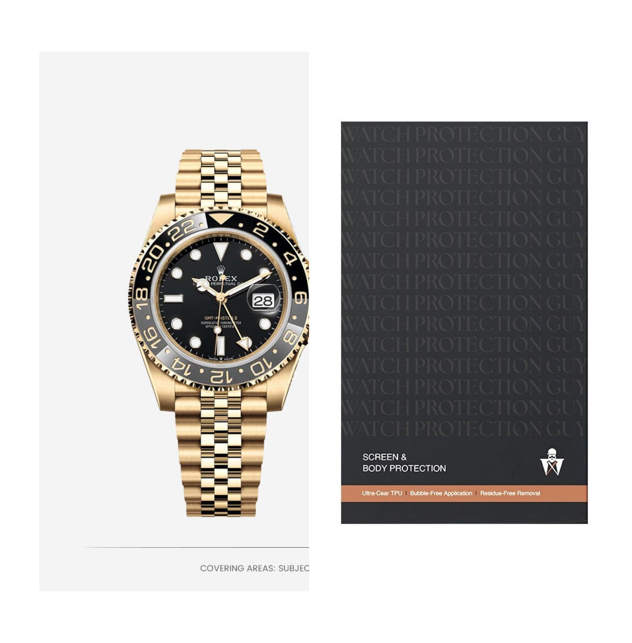 Rolex GMT-Master II 40 126718GRNR-0001, protection film kit
