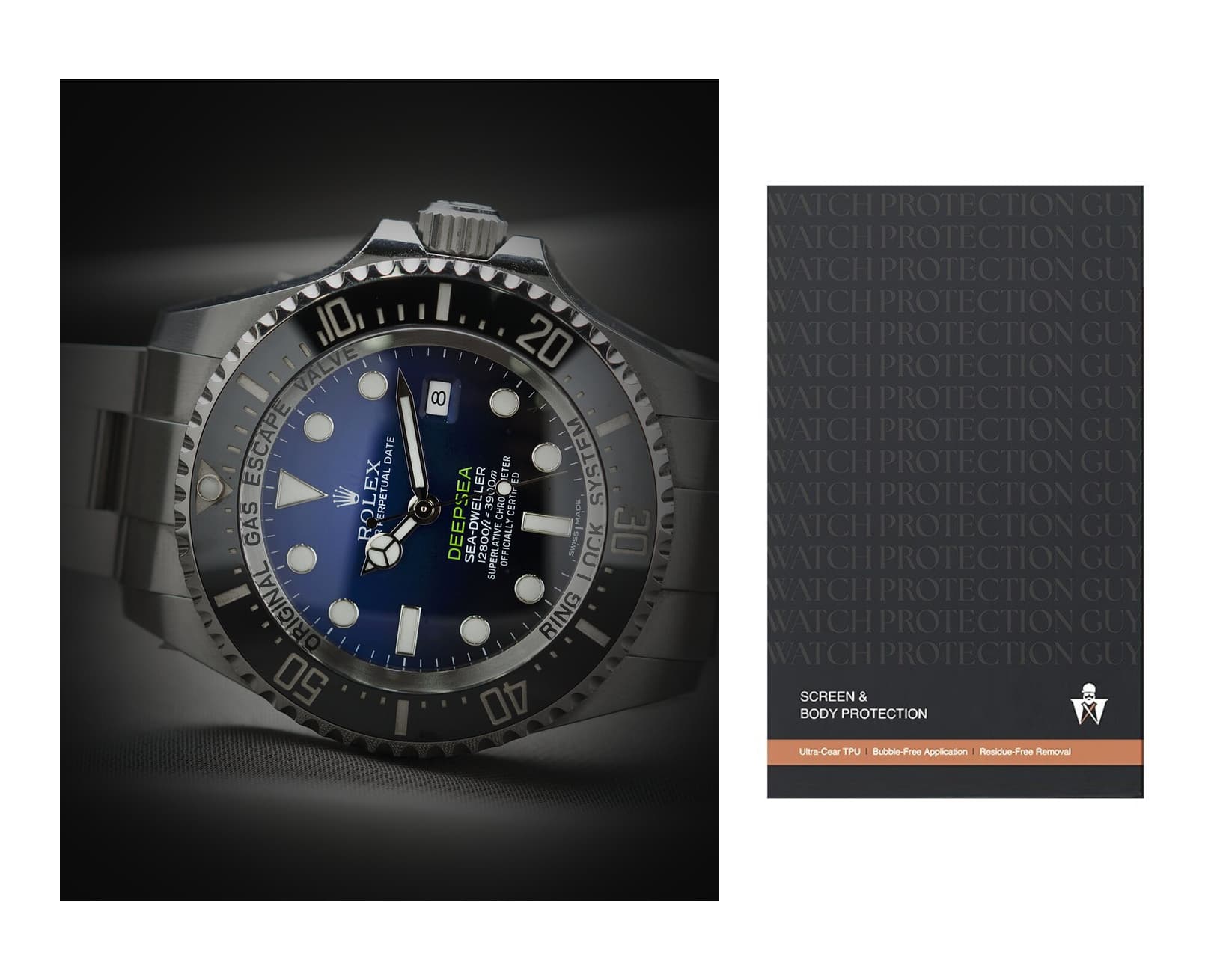 Rolex Sea-Dweller 126600, protection film kit