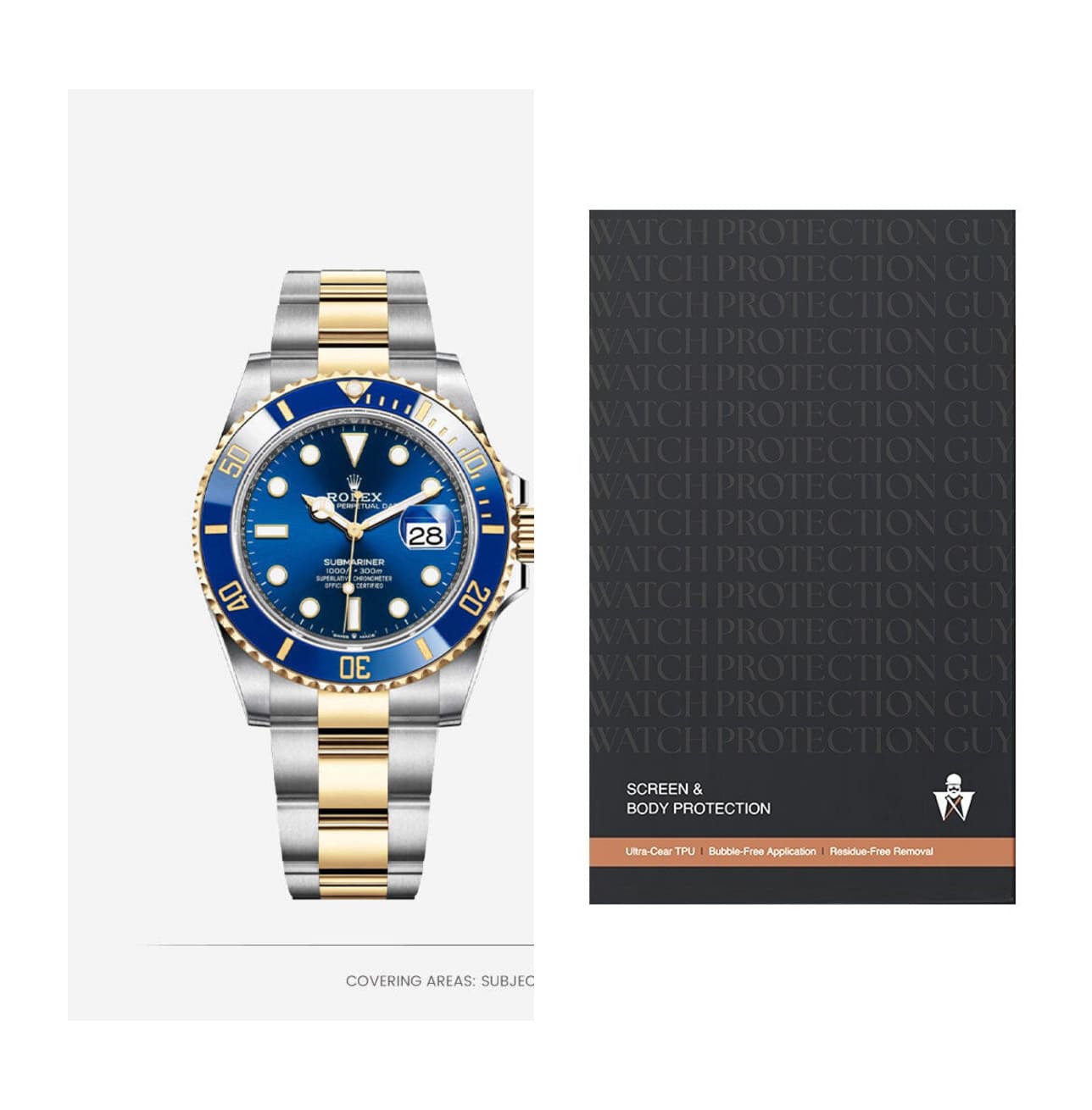 Rolex Submariner 41 126613LB-0002, protection film kit