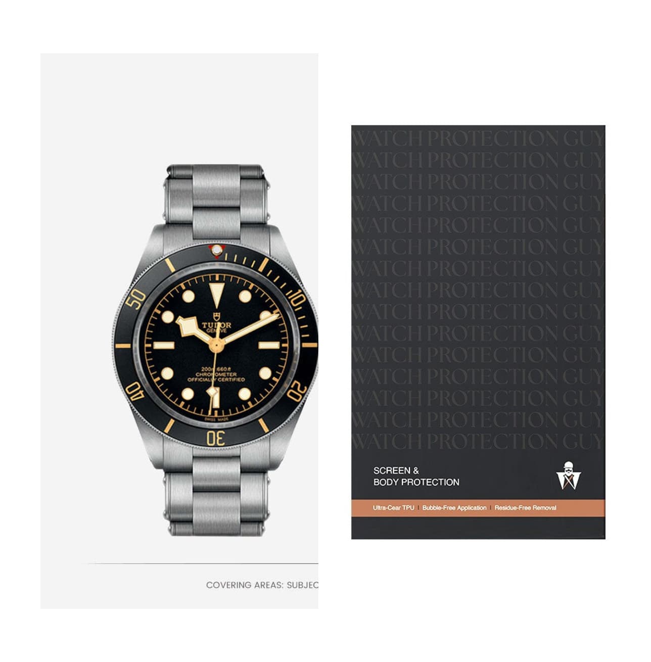 Tudor Black Bay 39 M79030N-0001, protection film kit