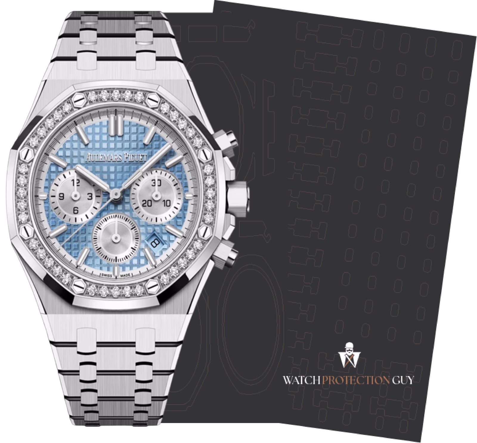 Audemars Piguet Royal Oak 38 Selfwinding Chronograph 26715ST.ZZ.1356ST.01, protection film kit