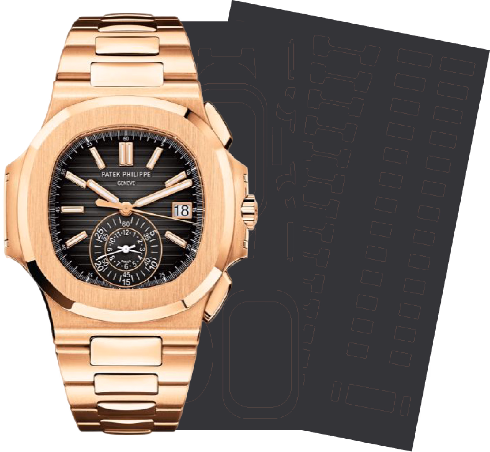 Patek Philippe Nautilus 40 5980/1R-001, protection film kit