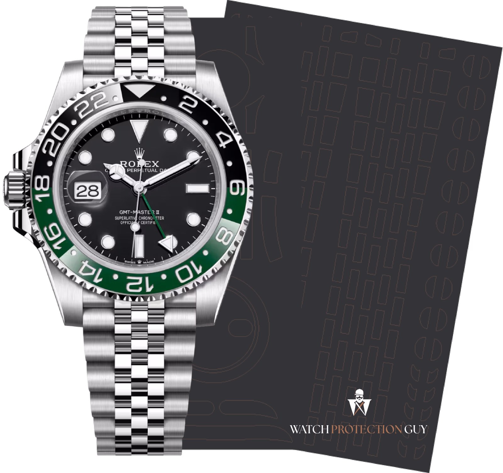 Rolex GMT-Master II Sprite 126720VTNR, protection film kit