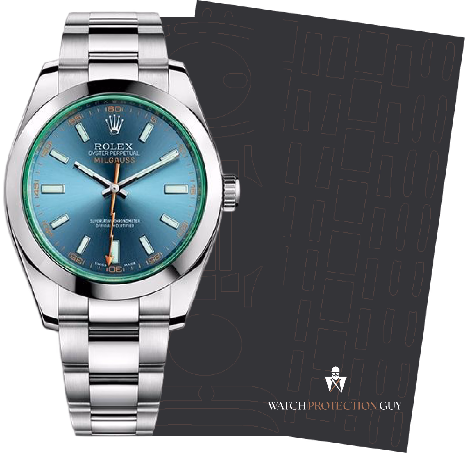 Rolex Milgauss 116400, protection film kit