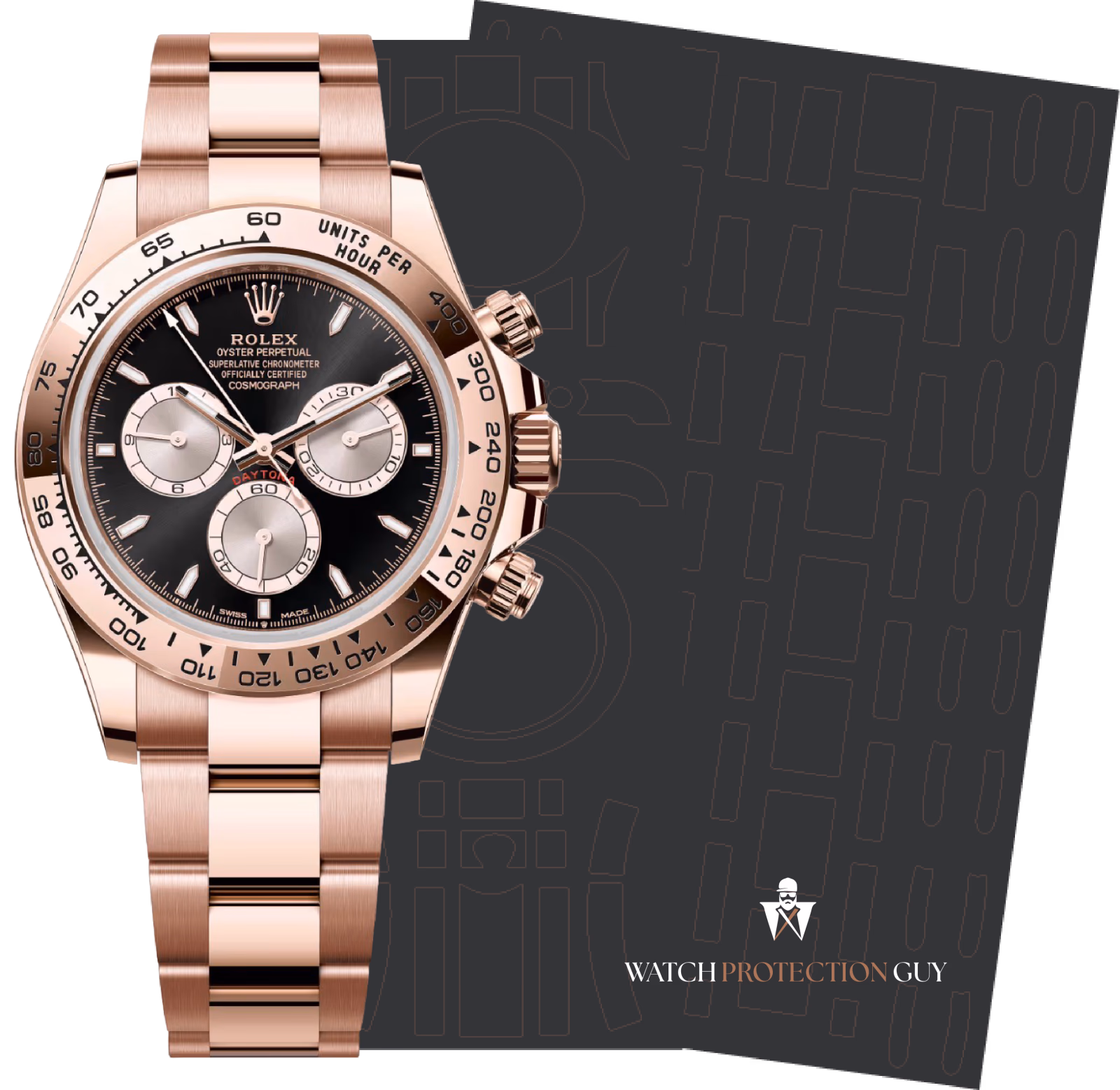 Rolex Daytona 40 116505, protection film kit