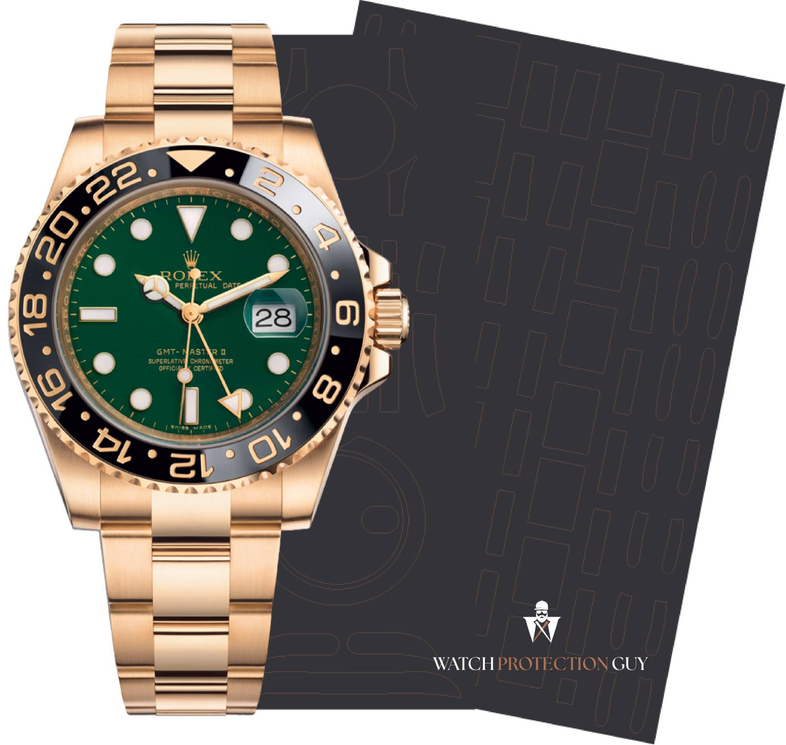 Rolex GMT-Master II 40 116718LN, protection film kit