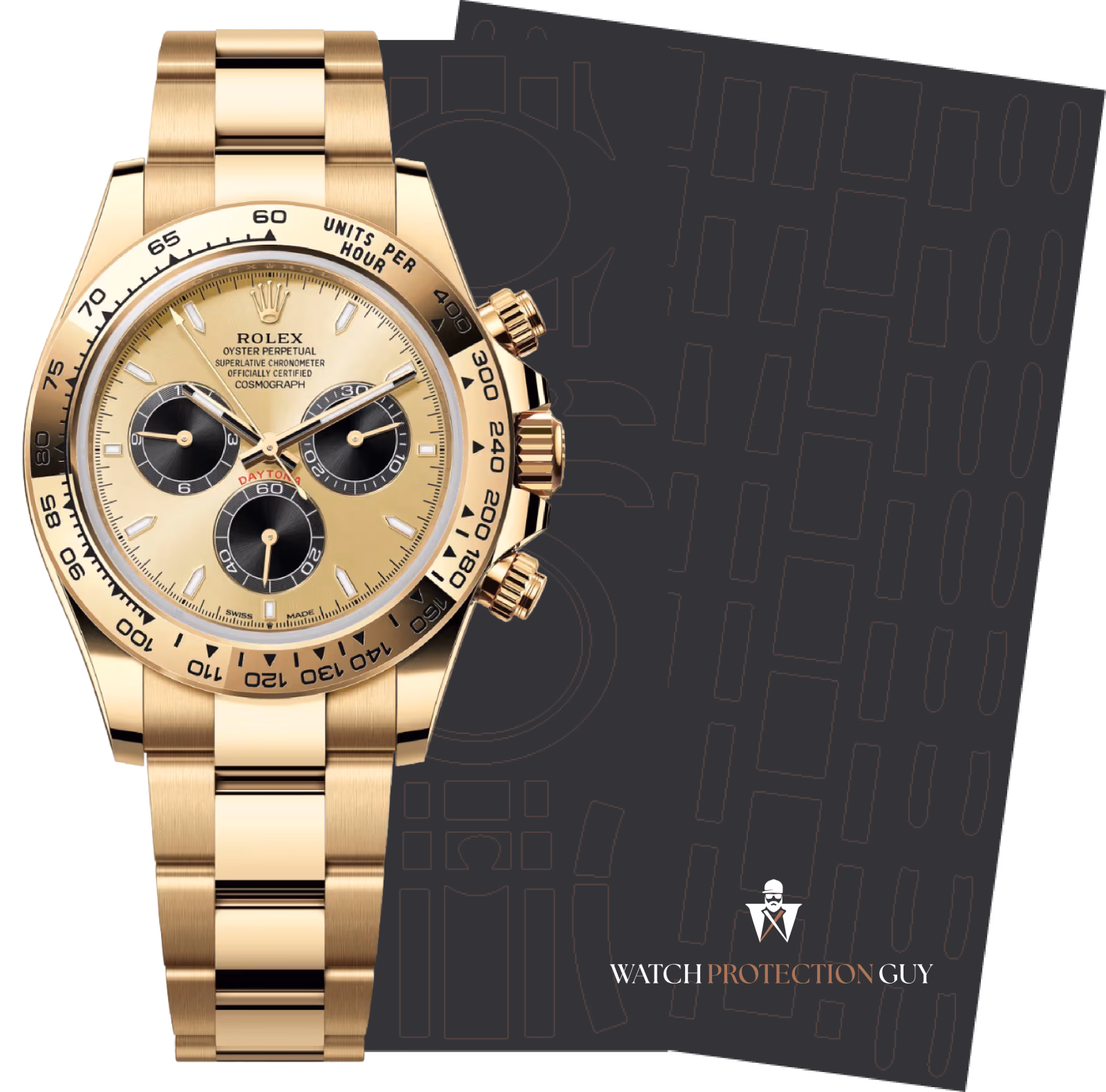 Rolex Cosmograph Daytona pikachu 126508, protection film kit