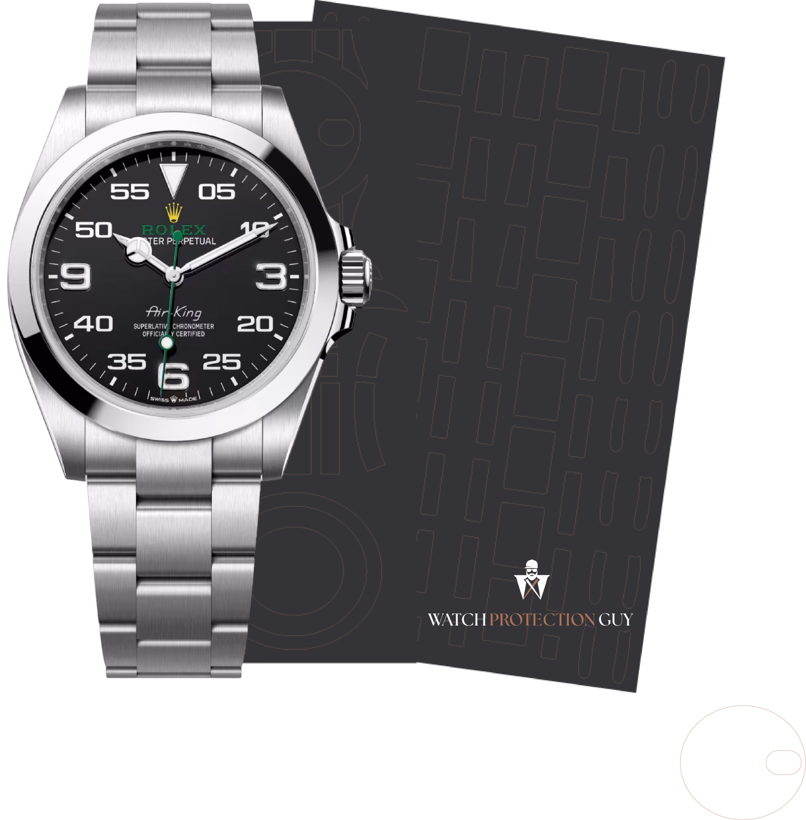 Rolex Air-King 40 126900, protection film kit