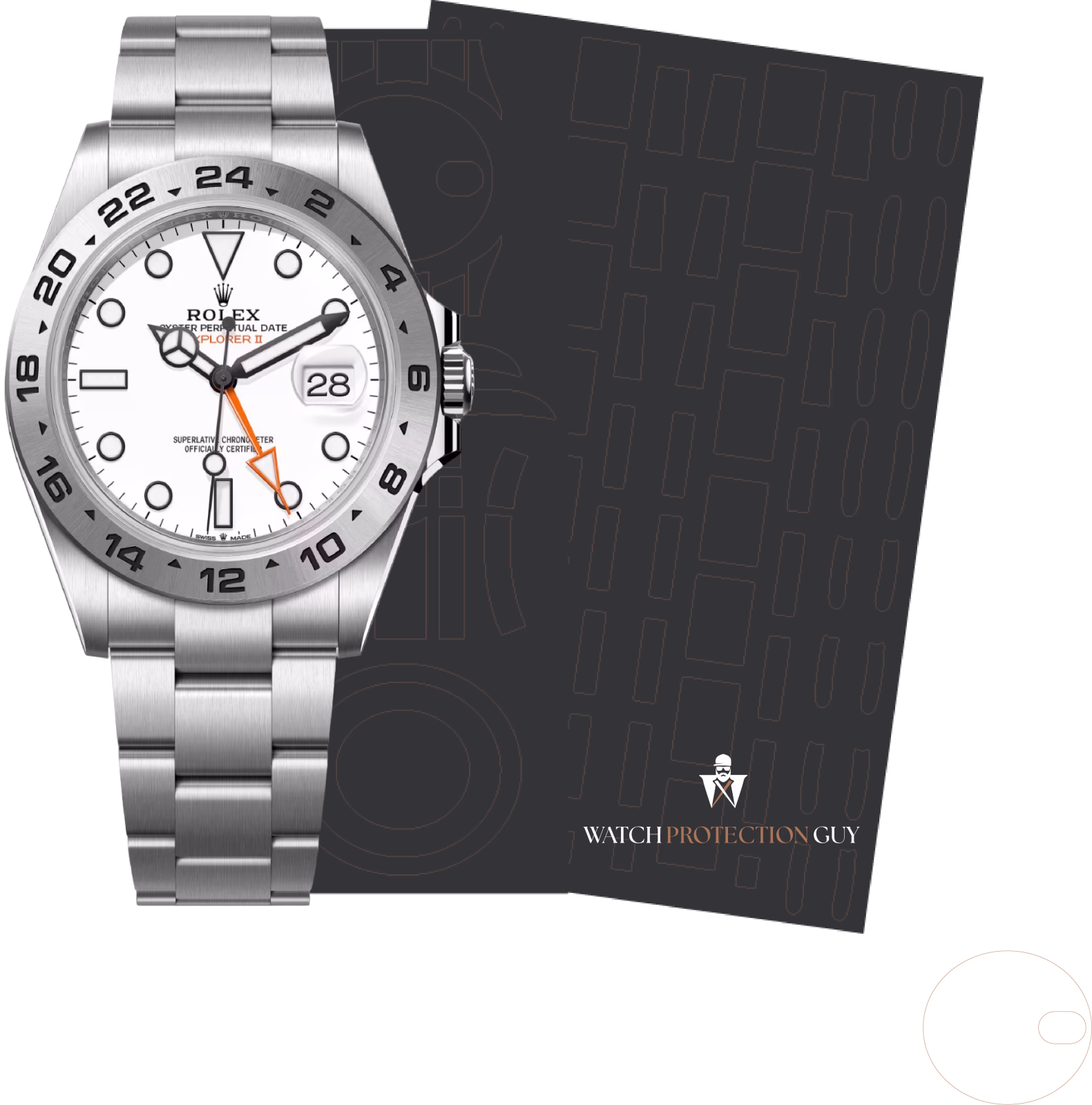 Rolex Explorer 42 226570, protection film kit