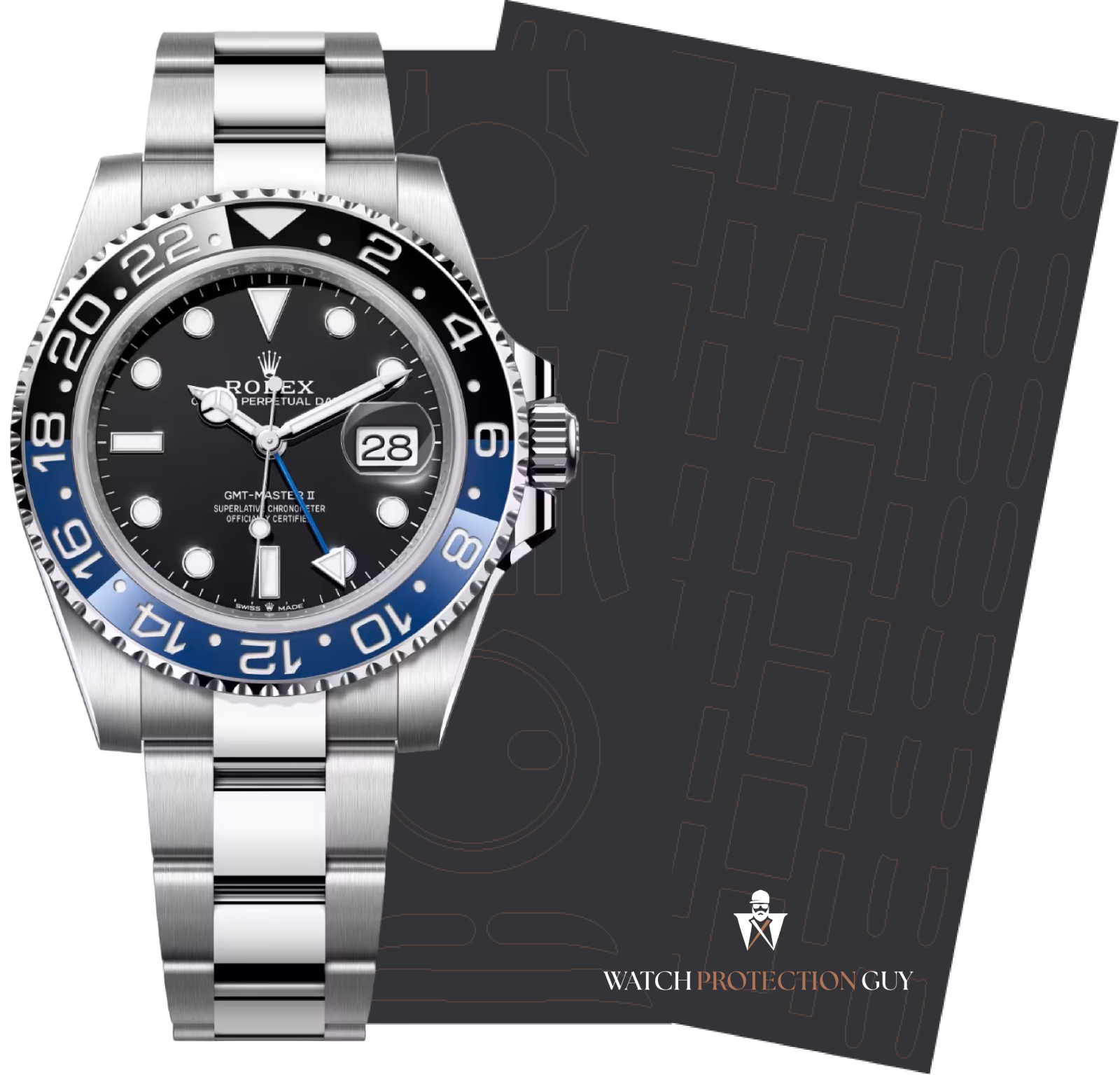 Rolex GMT-Master II Batman 126710BLNR, protection film kit