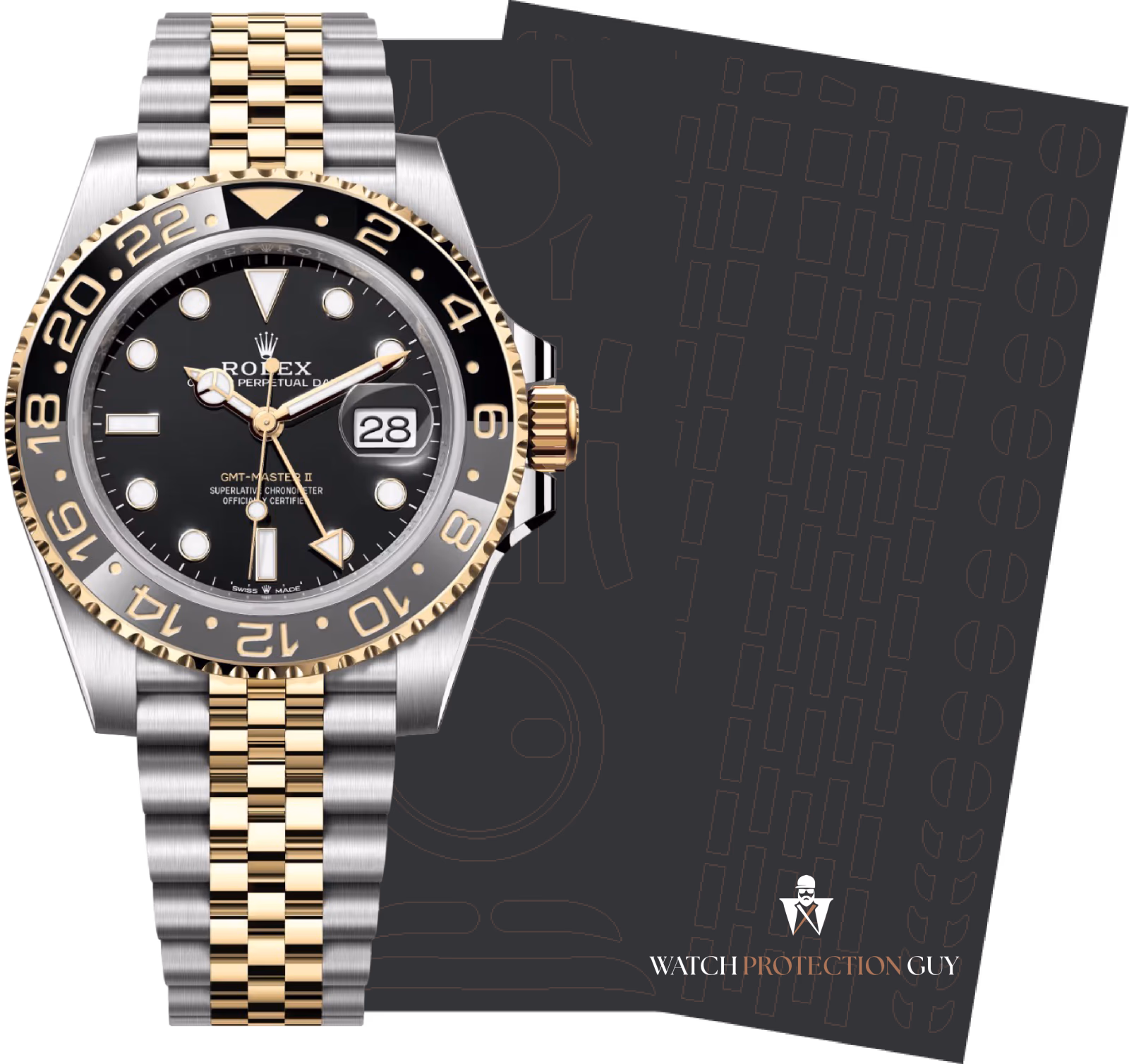Rolex GMT-Master II  126713GRNR, protection film kit
