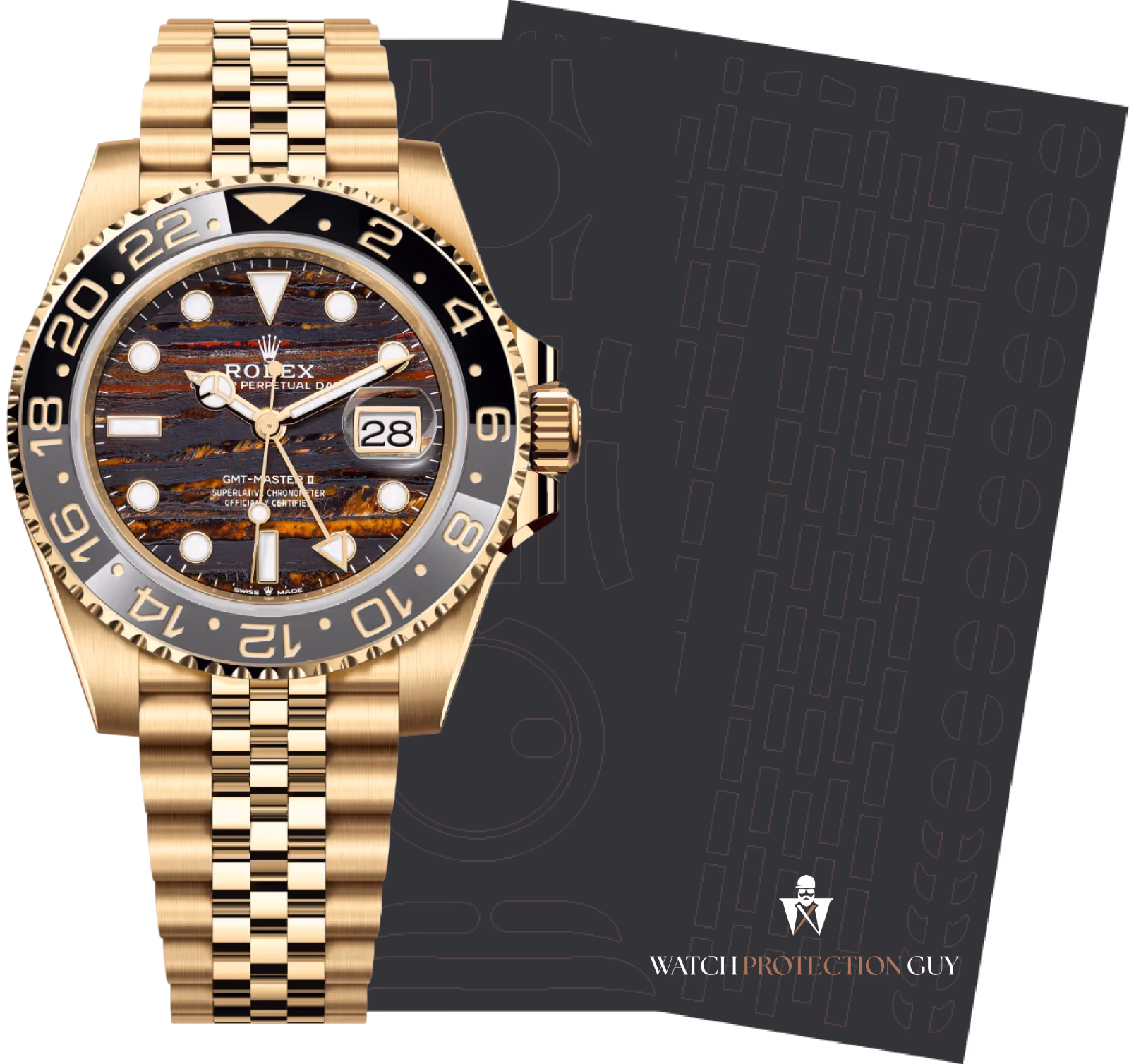 Rolex GMT-Master II 40 126718GRNR, protection film kit