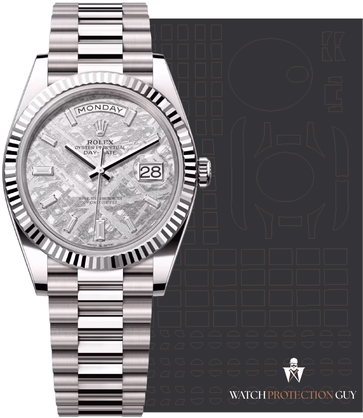 Rolex Day-Date 40 228239, protection film kit