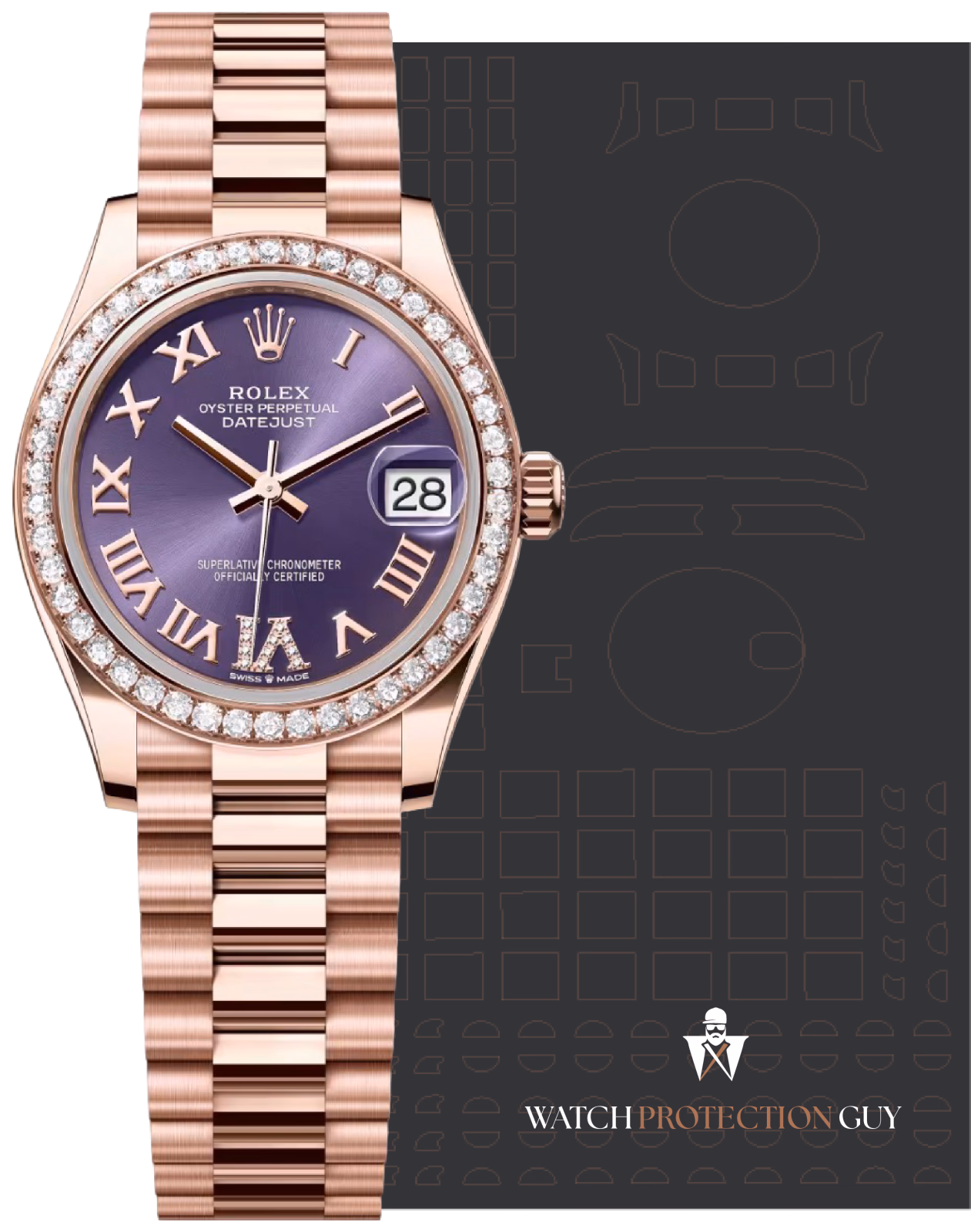 Rolex Datejust 31 278285RBR, protection film kit