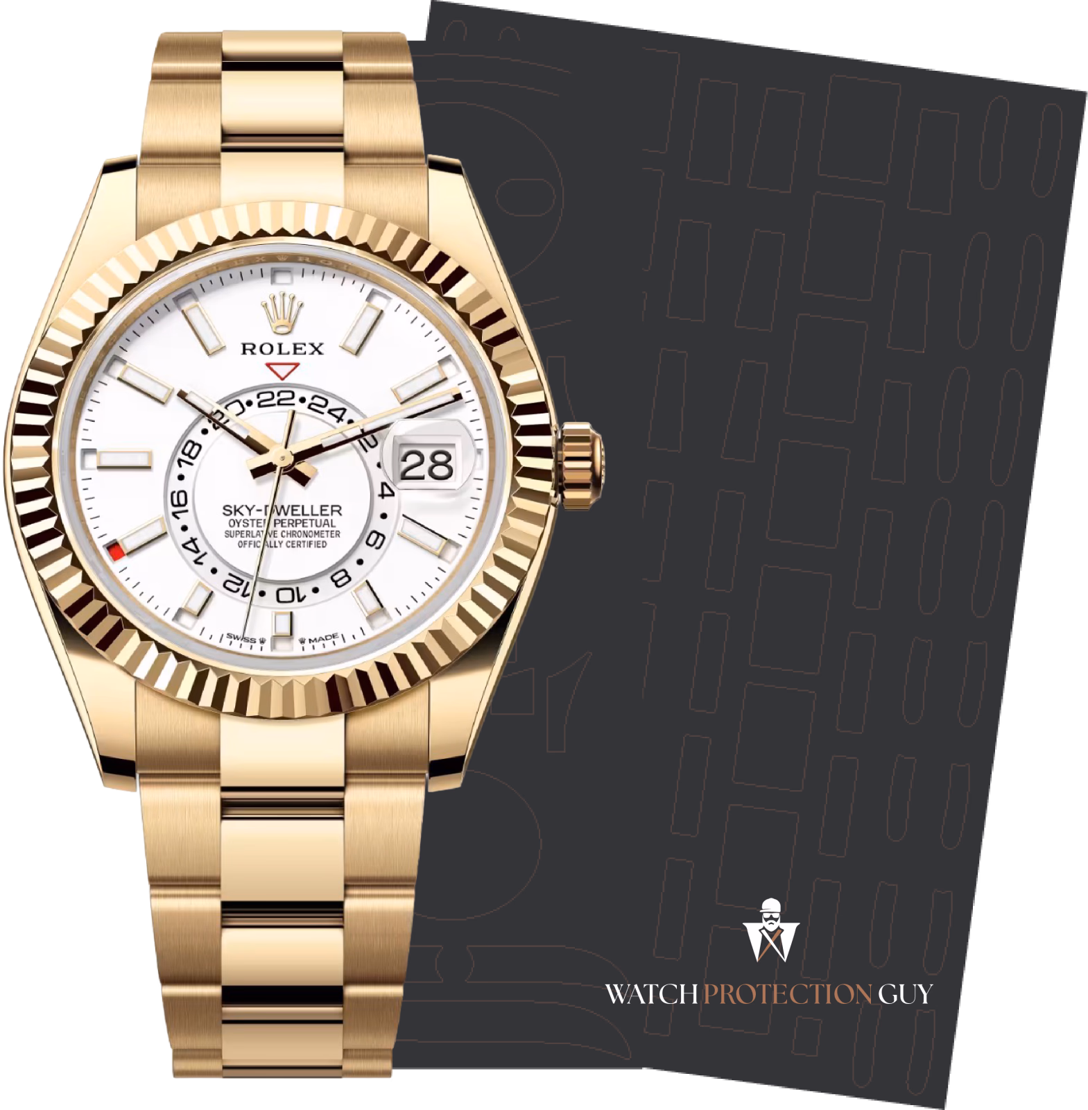 Rolex Sky-Dweller 336938, protection film kit