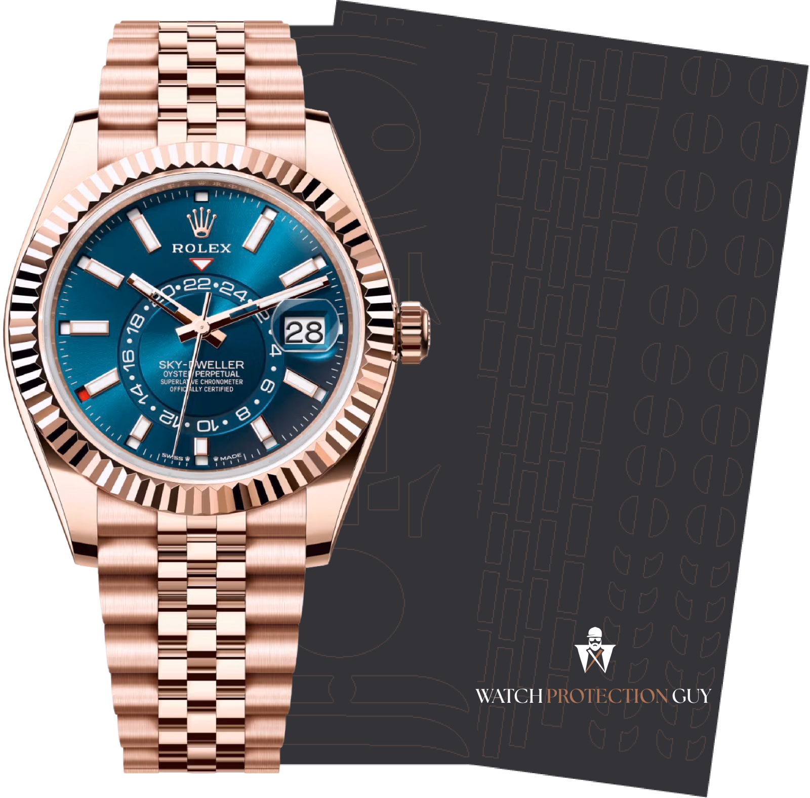 Rolex Sky-Dweller 336935, protection film kit