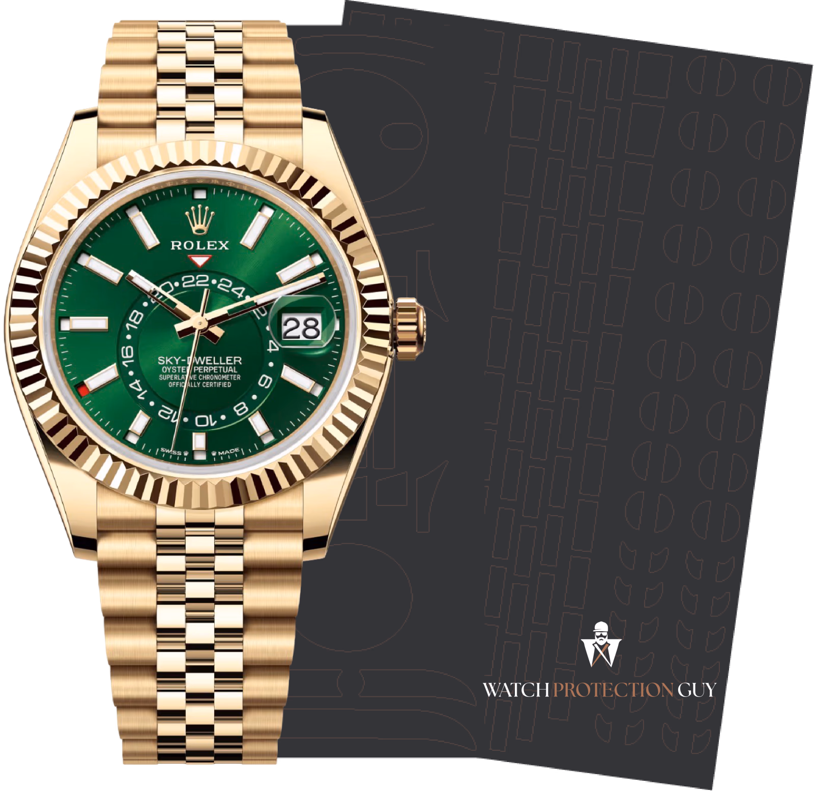 Rolex Sky-Dweller 336938, protection film kit