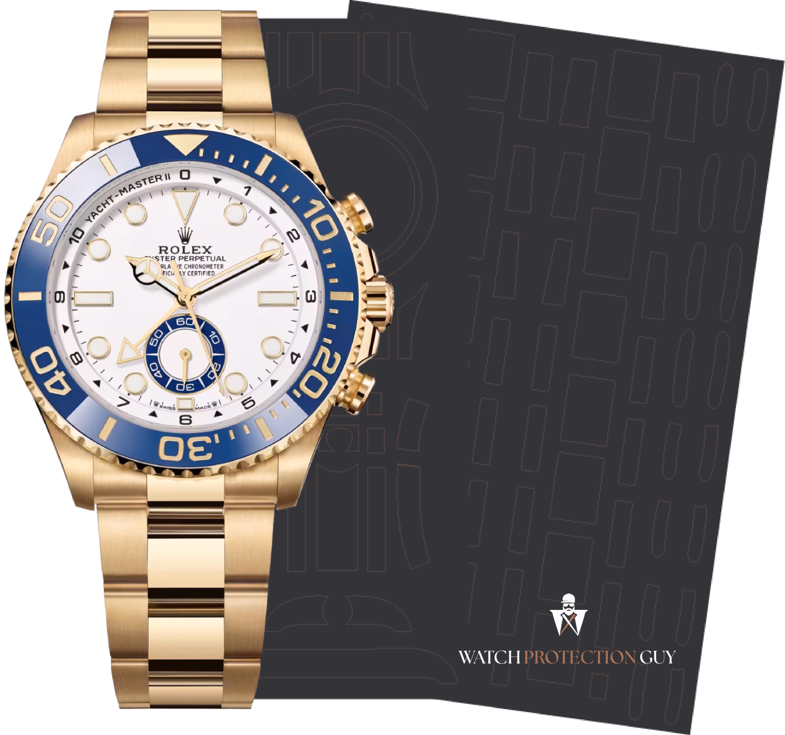 Rolex Yacht-Master 44 126688, protection film kit