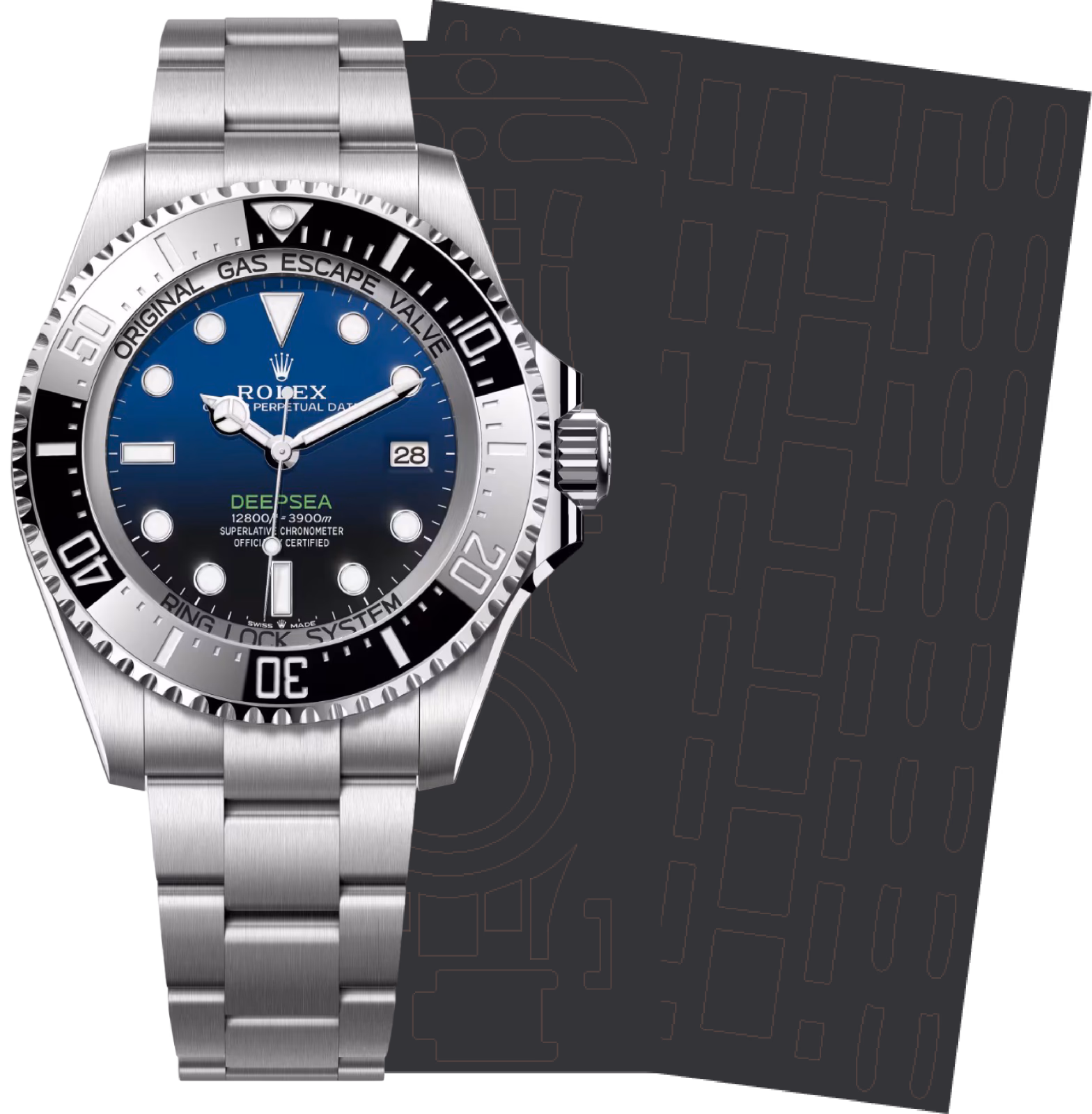 Rolex Rolex Deepsea 44 136660, protection film kit