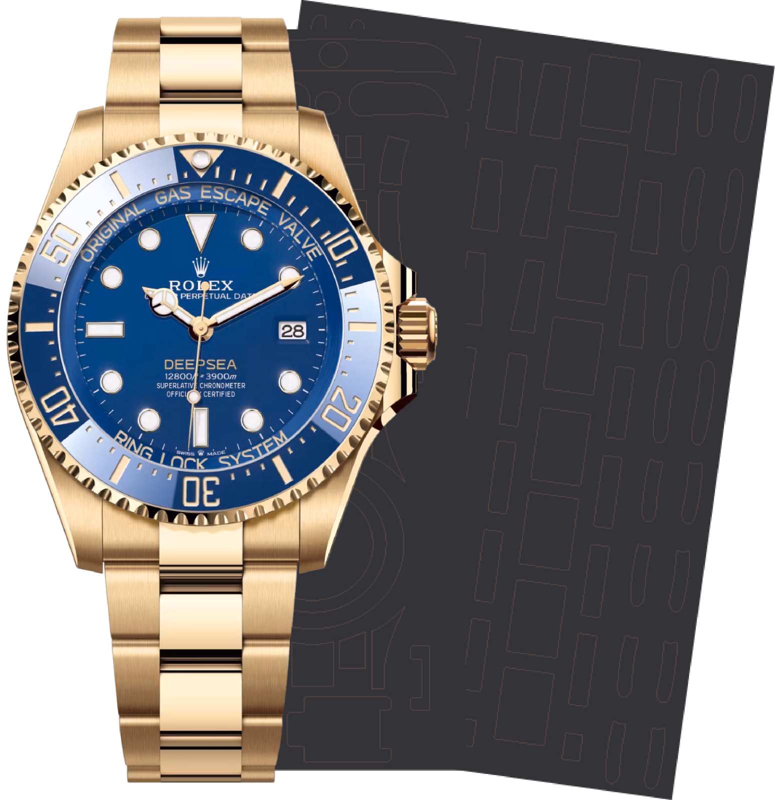 Rolex Rolex Deepsea 44 136668LB, protection film kit