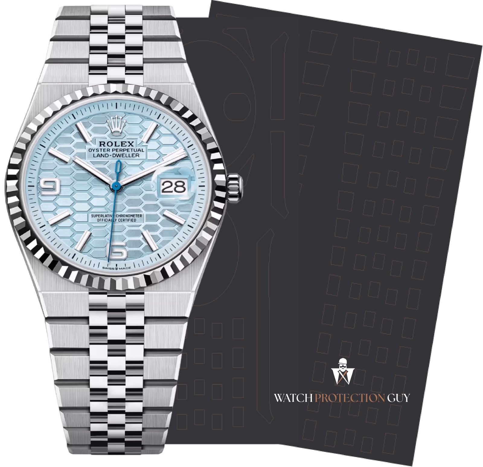 Rolex Land-Dweller 36 127236, protection film kit