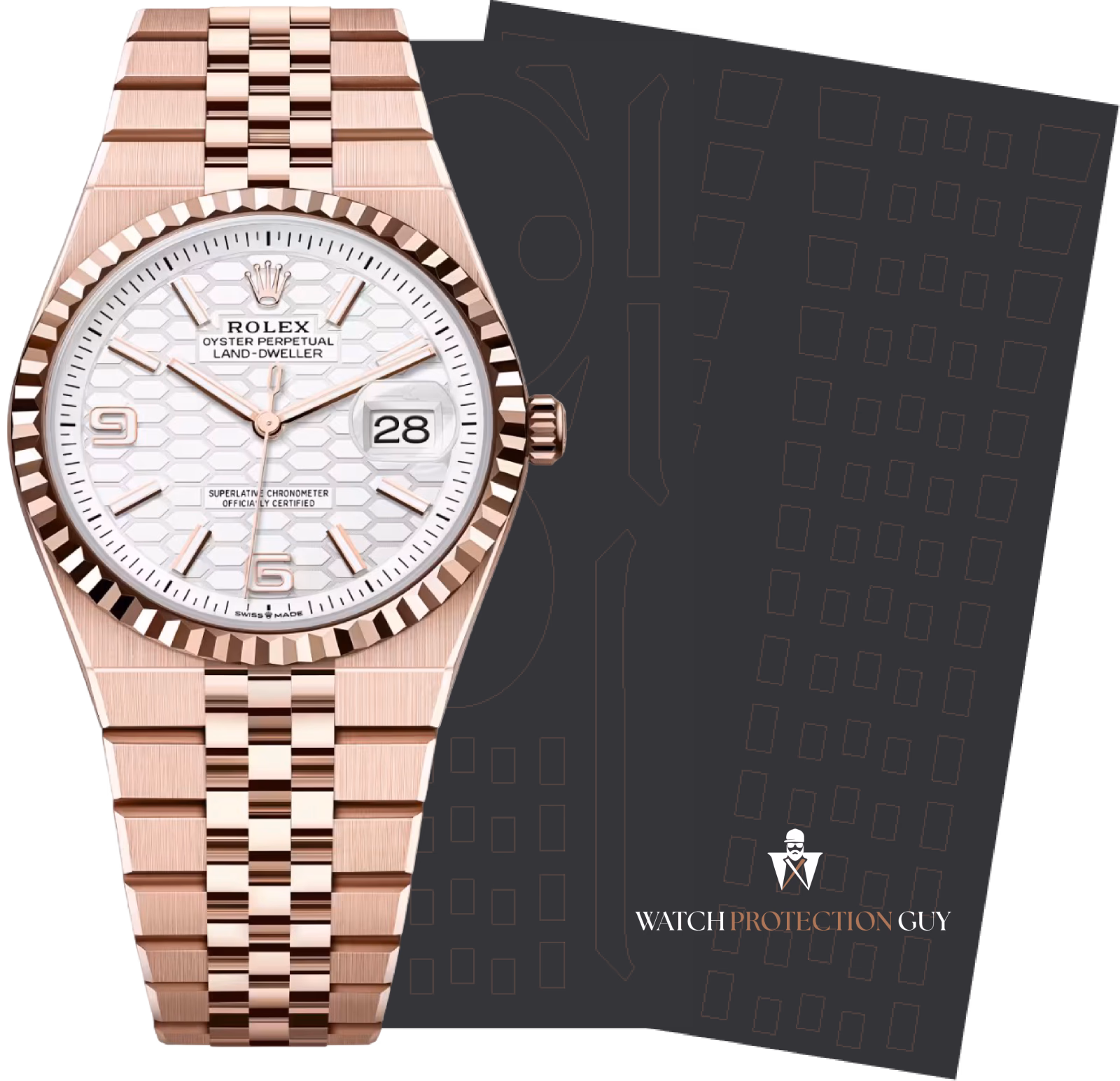 Rolex Land-Dweller 40 127335, protection film kit