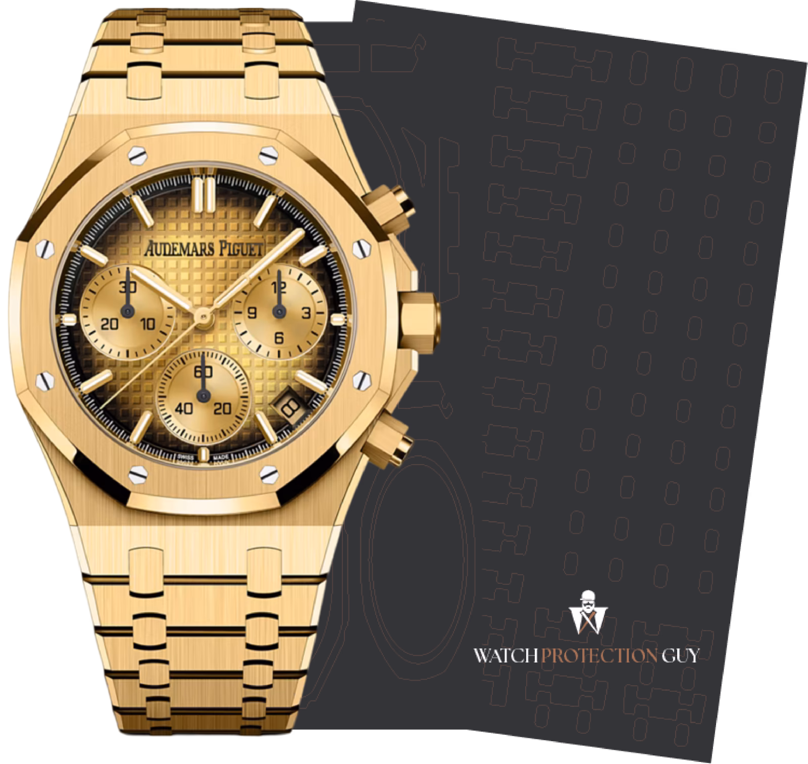 Audemars Piguet Royal Oak 41 Chronograph 26240BA.OO.1320BA.02, protection film kit