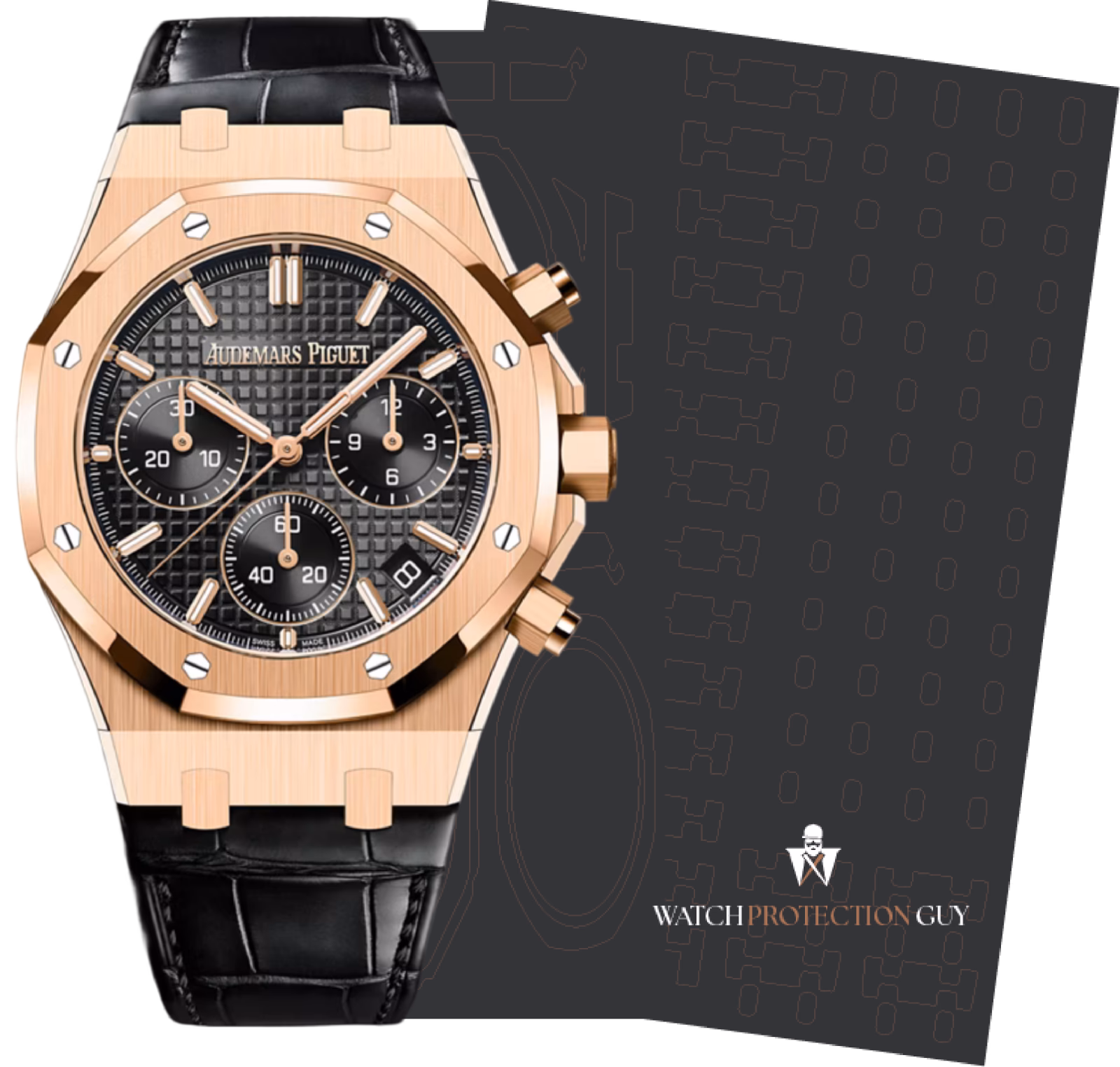 Audemars Piguet Royal Oak 41 Chronograph 26240OR.OO.D002CR.02, protection film kit