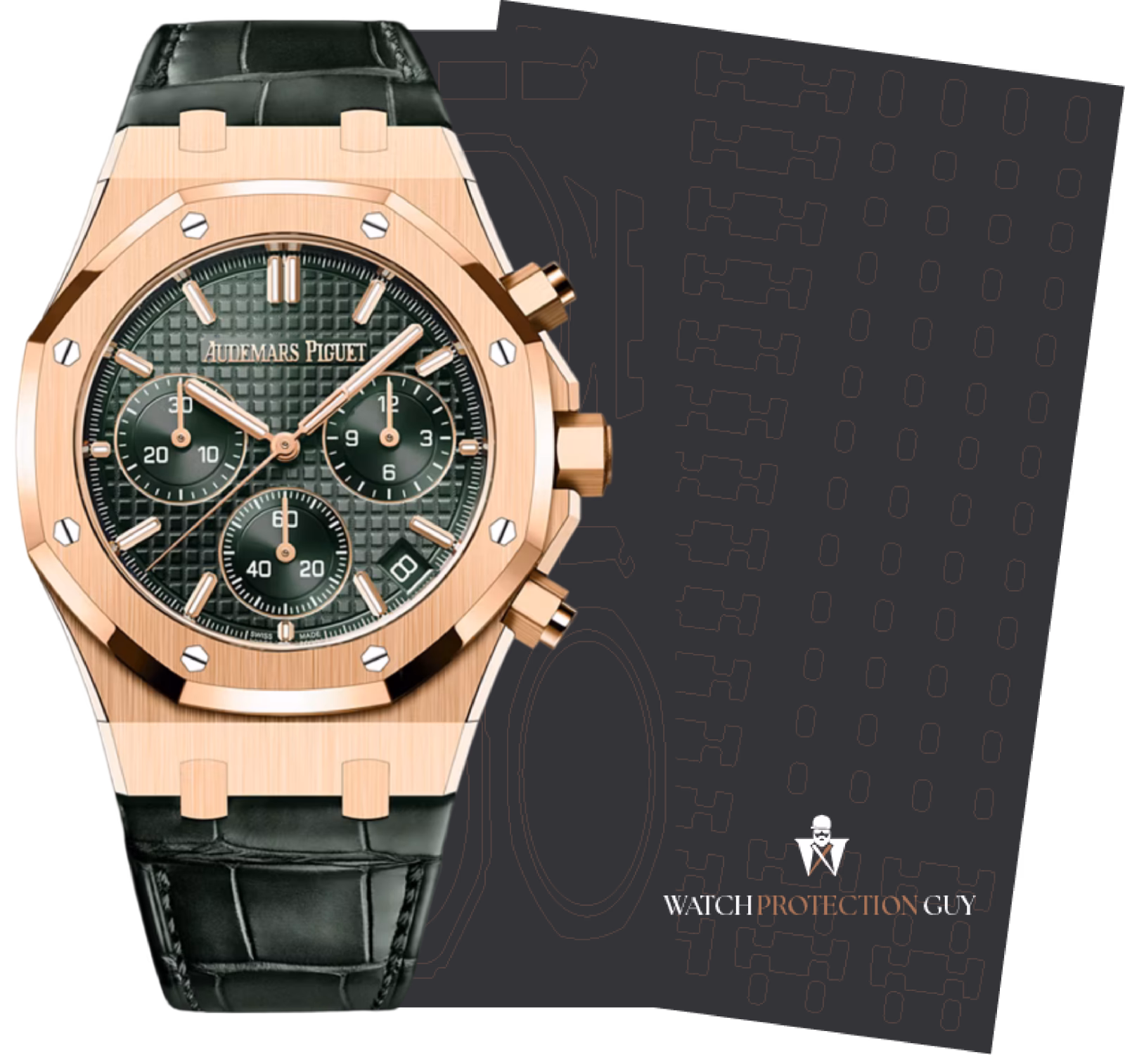 Audemars Piguet Royal Oak 41 Chronograph 26240OR.OO.D404CR.02, protection film kit