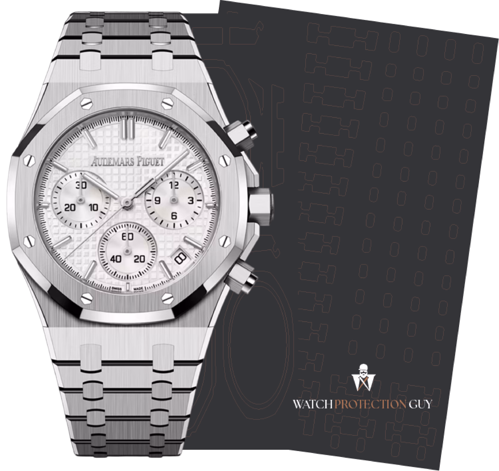 Audemars Piguet Royal Oak 41 Chronograph 26240ST.OO.1320ST.07, protection film kit