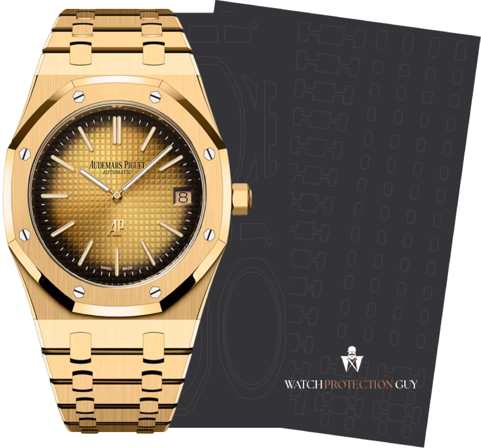 Audemars Piguet Royal Oak 39 "Jumbo" Extra-Thin 16202BA.OO.1240BA.02, protection film kit