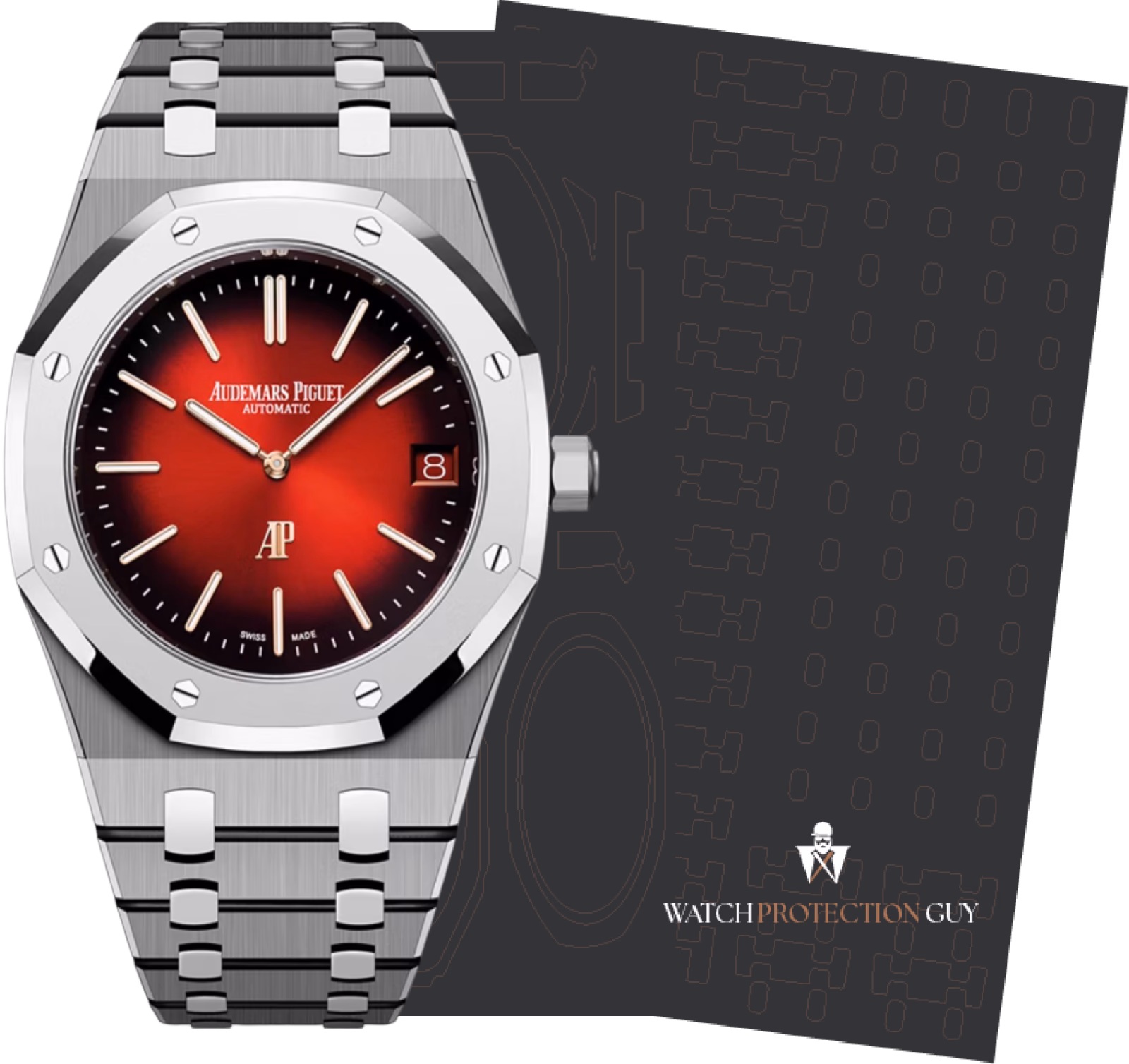 Audemars Piguet Royal Oak 39 “Jumbo” Extra-Thin 16202XT.OO.1240XT.01, protection film kit