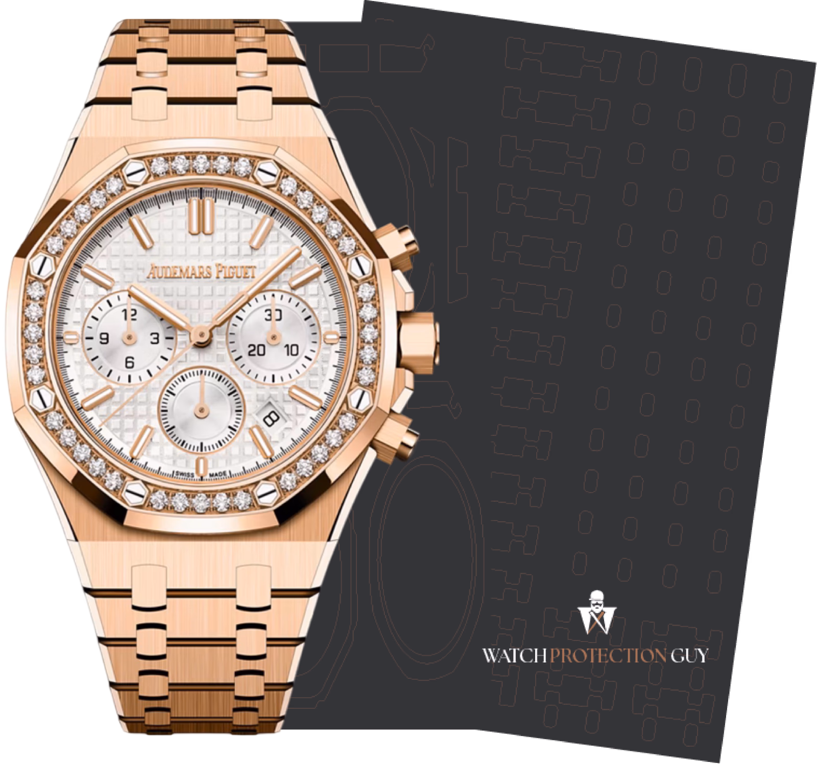 Audemars Piguet Royal Oak 38 Selfwinding Chronograph 26715OR.ZZ.1356OR.01, protection film kit