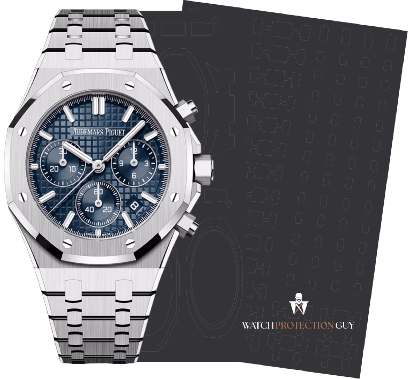 Audemars Piguet Royal Oak 41 Selfwinding Chronograph 26450ST.OO.1356ST.01-B, protection film kit