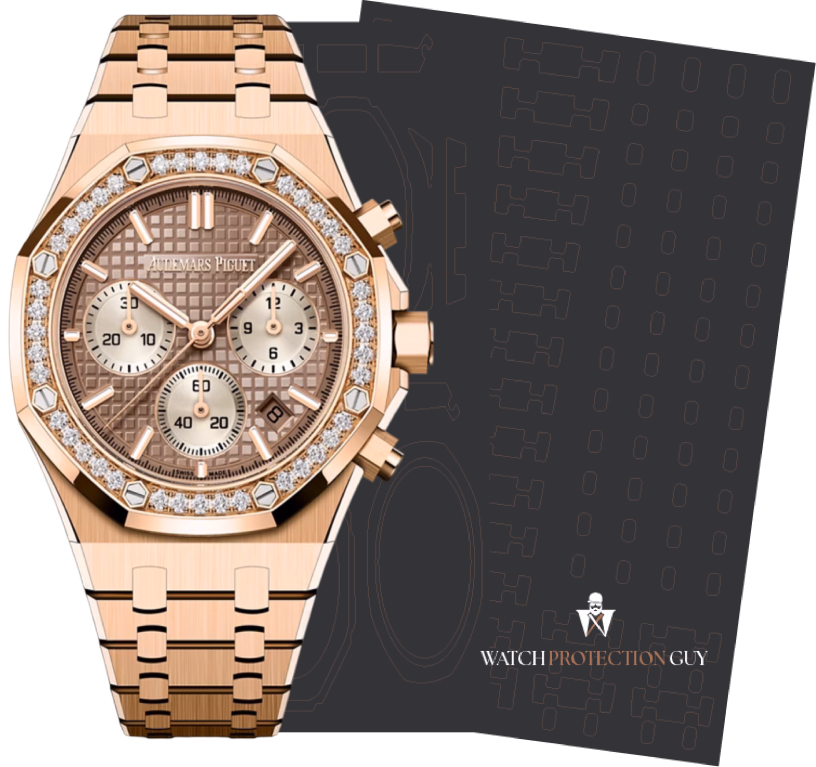 Audemars Piguet Royal Oak 38 Selfwinding Chronograph 26450OR.ZZ.1356OR.01-B, protection film kit