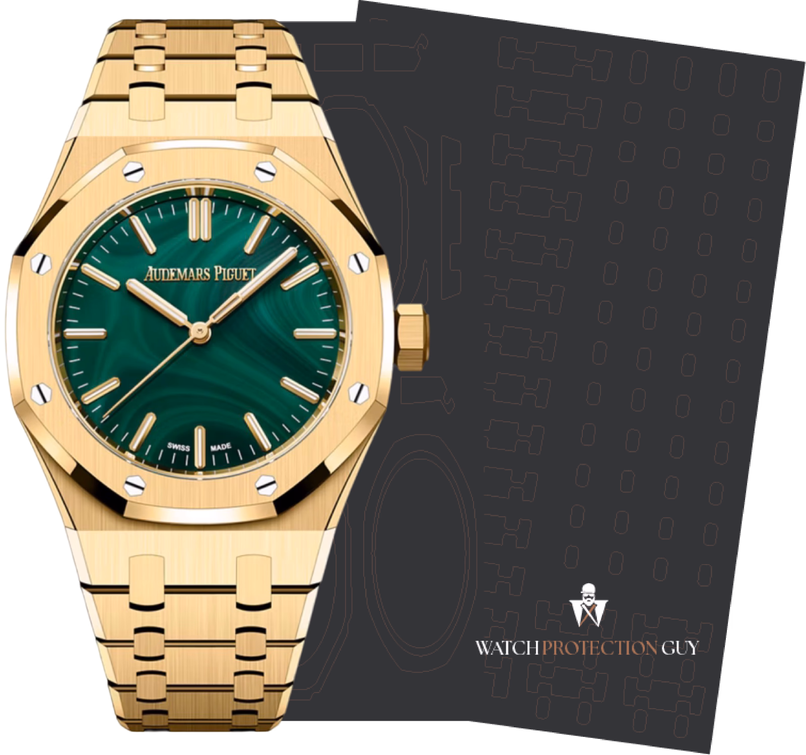 Audemars Piguet Royal Oak 37 Selfwinding 15553BA.OO.1356BA.04, protection film kit