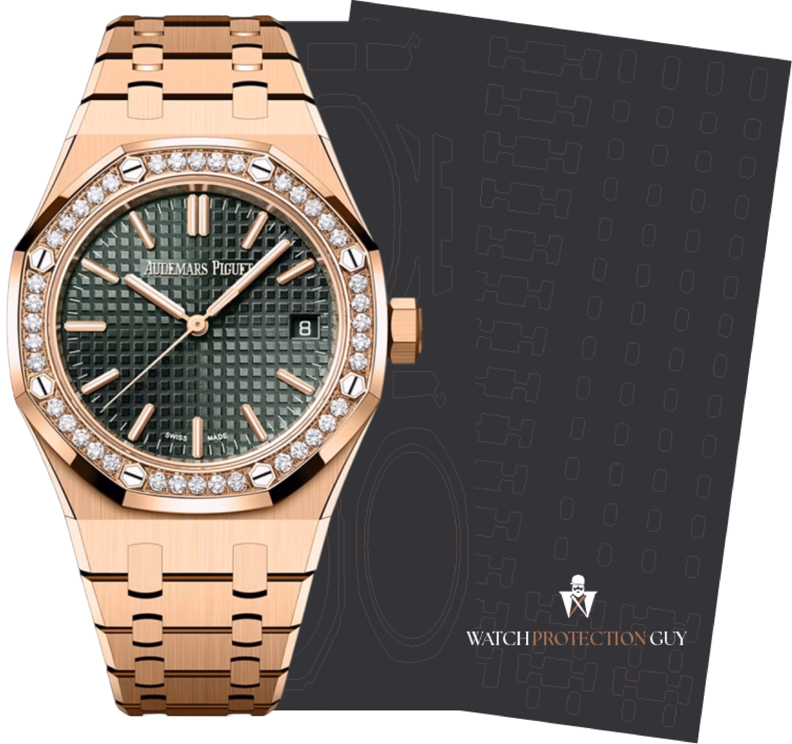 Audemars Piguet Royal Oak 37 Selfwinding 15551OR.ZZ.1356OR.06, protection film kit